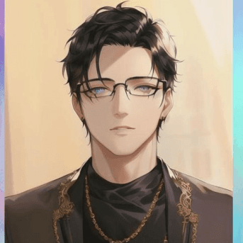 Victor's illustrated GitHub profile portrait